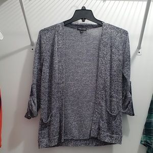 Navy/White Sweater Cardigan